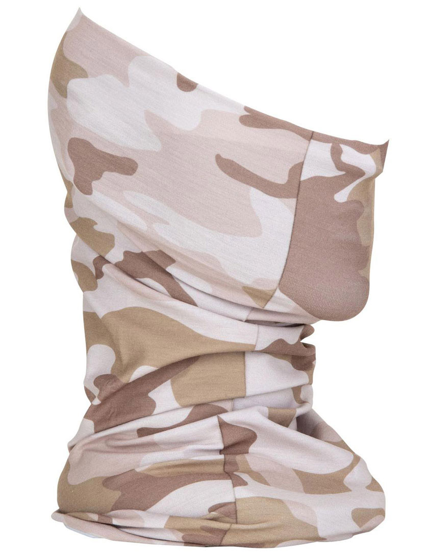 Simms Neck Gaiter écharpe de cou et de nuque woodland camo sandbar