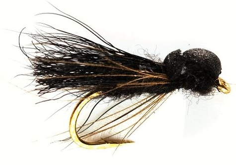 Fulling Mill Balloon Caddis Black #12 Mouche sèche