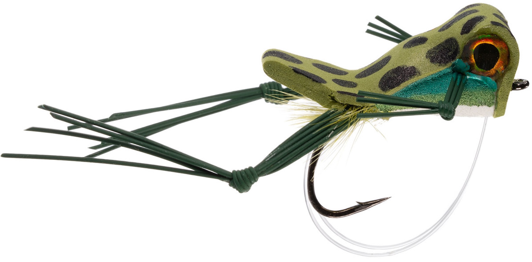 Umpqua Fly Ribbit Rhol Lohr Frog #1 Grenouille Popper