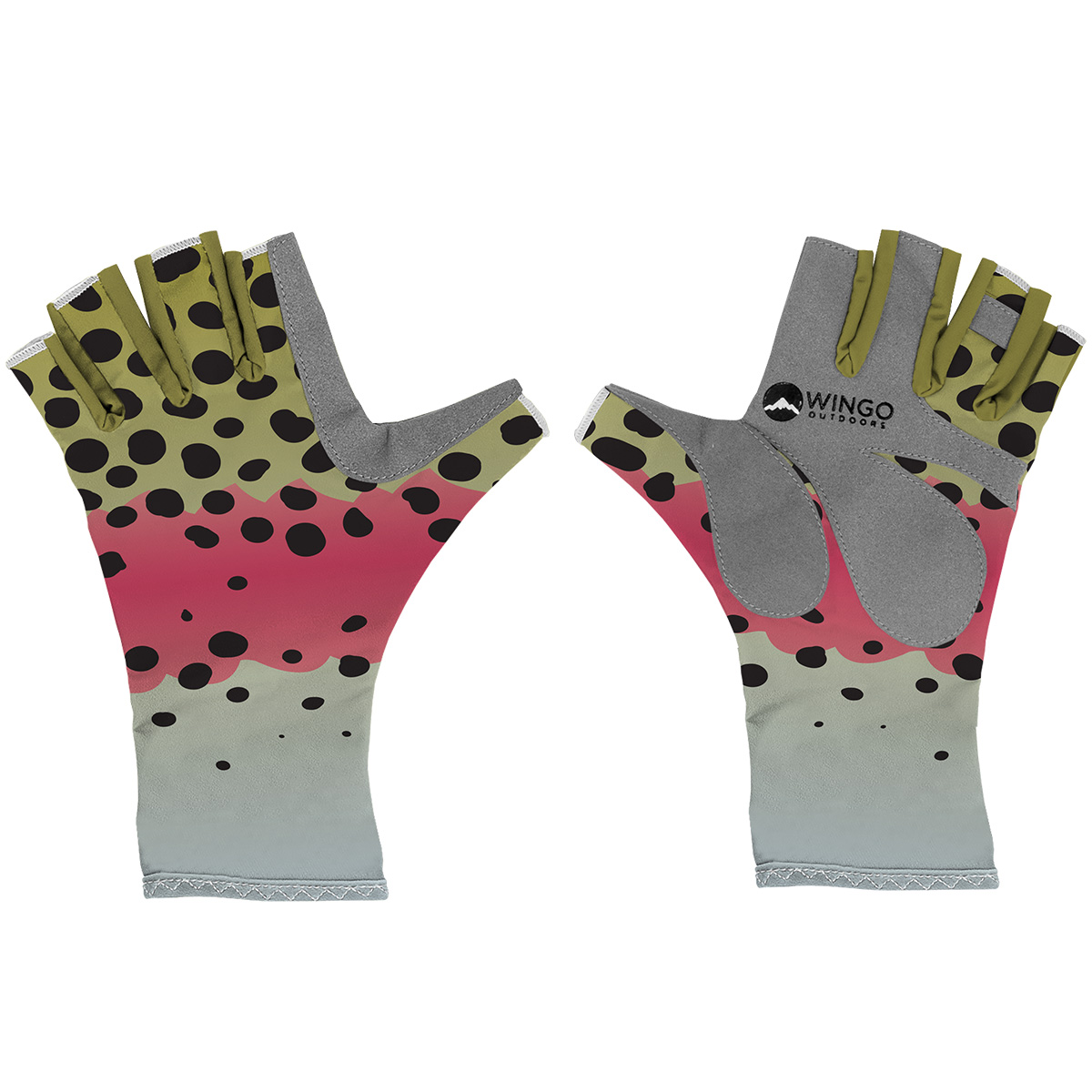 Gants Wingo Fish Skin Sun Glove Rainbow Trout