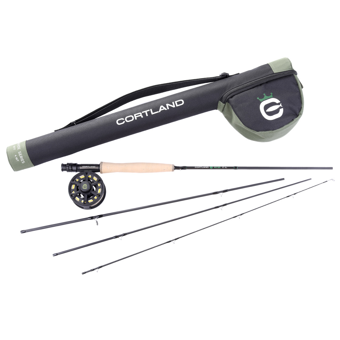 Cortland Guide Series Trout Combo Set de cannes à mouche