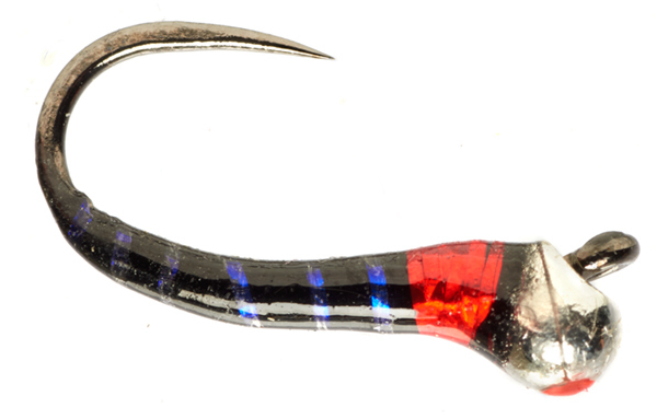 Fulling Mill Classic Buzzer - Superman Red Spot Nymphes Barbless