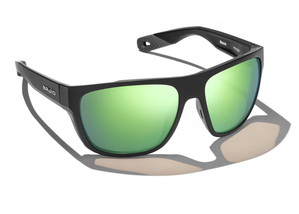 Bajio Lunettes bifocales polarisantes et grossissantes Las Rocas - Black Matte (Green Mirror Glass)
