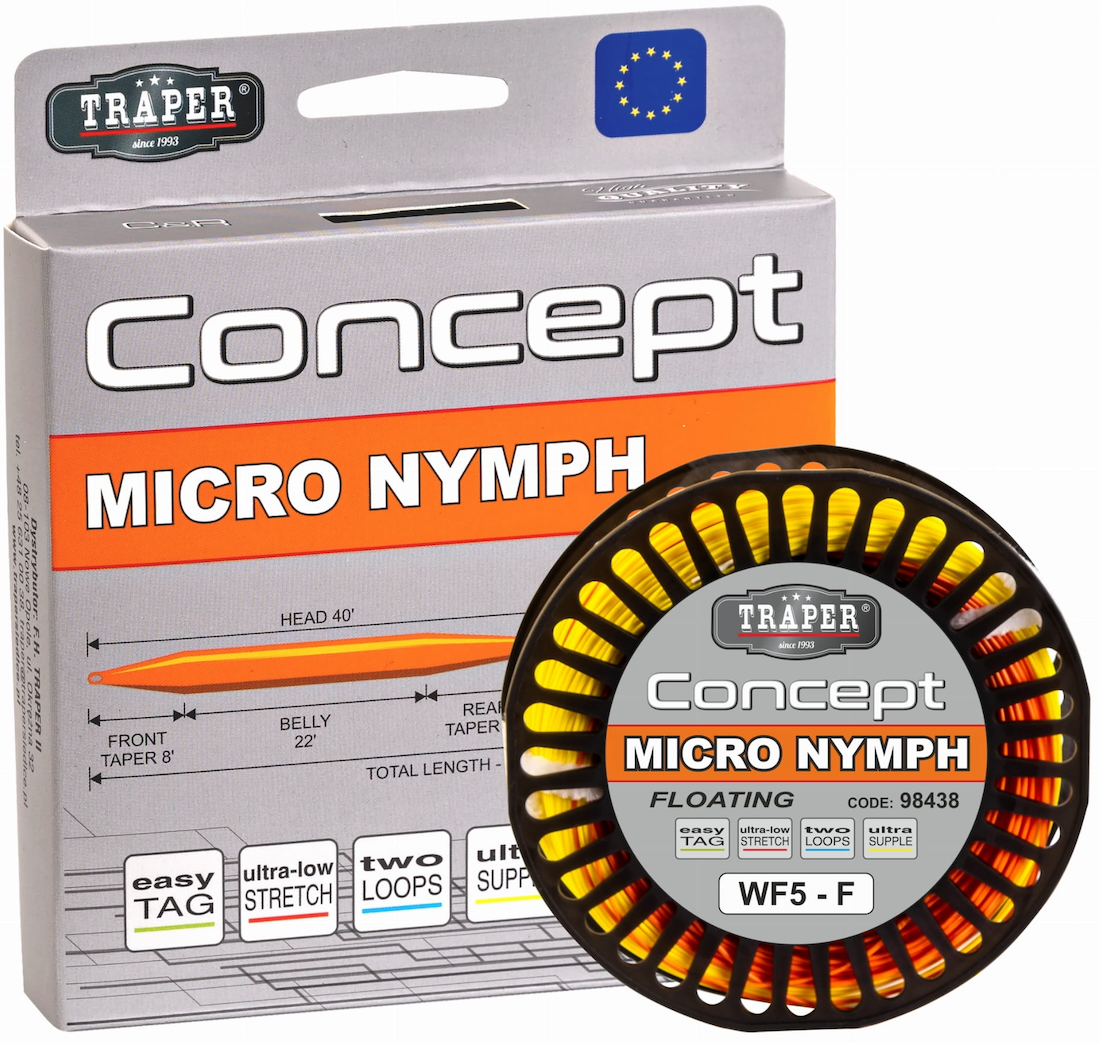 Traper Concept Micro Nymph WF ligne à mouche flottante