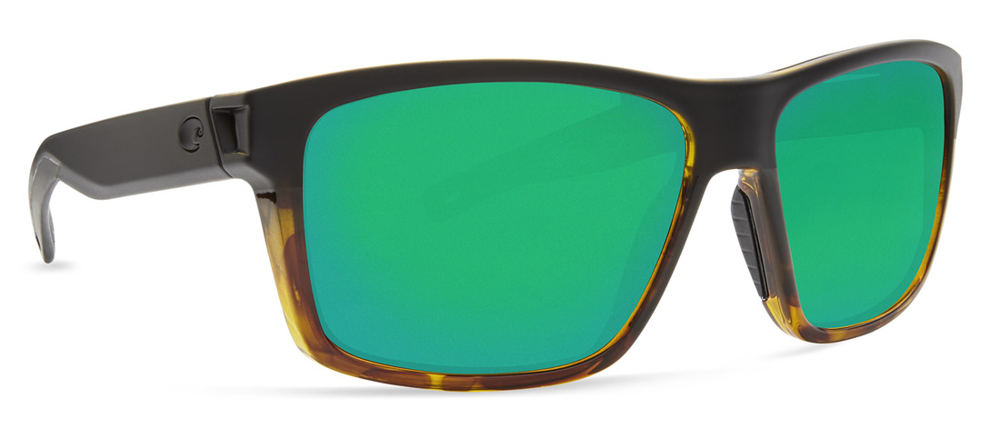 Costa Lunettes polarisantes Slack Tide Black/Shiny Tortoise (Green Mirror 580P)