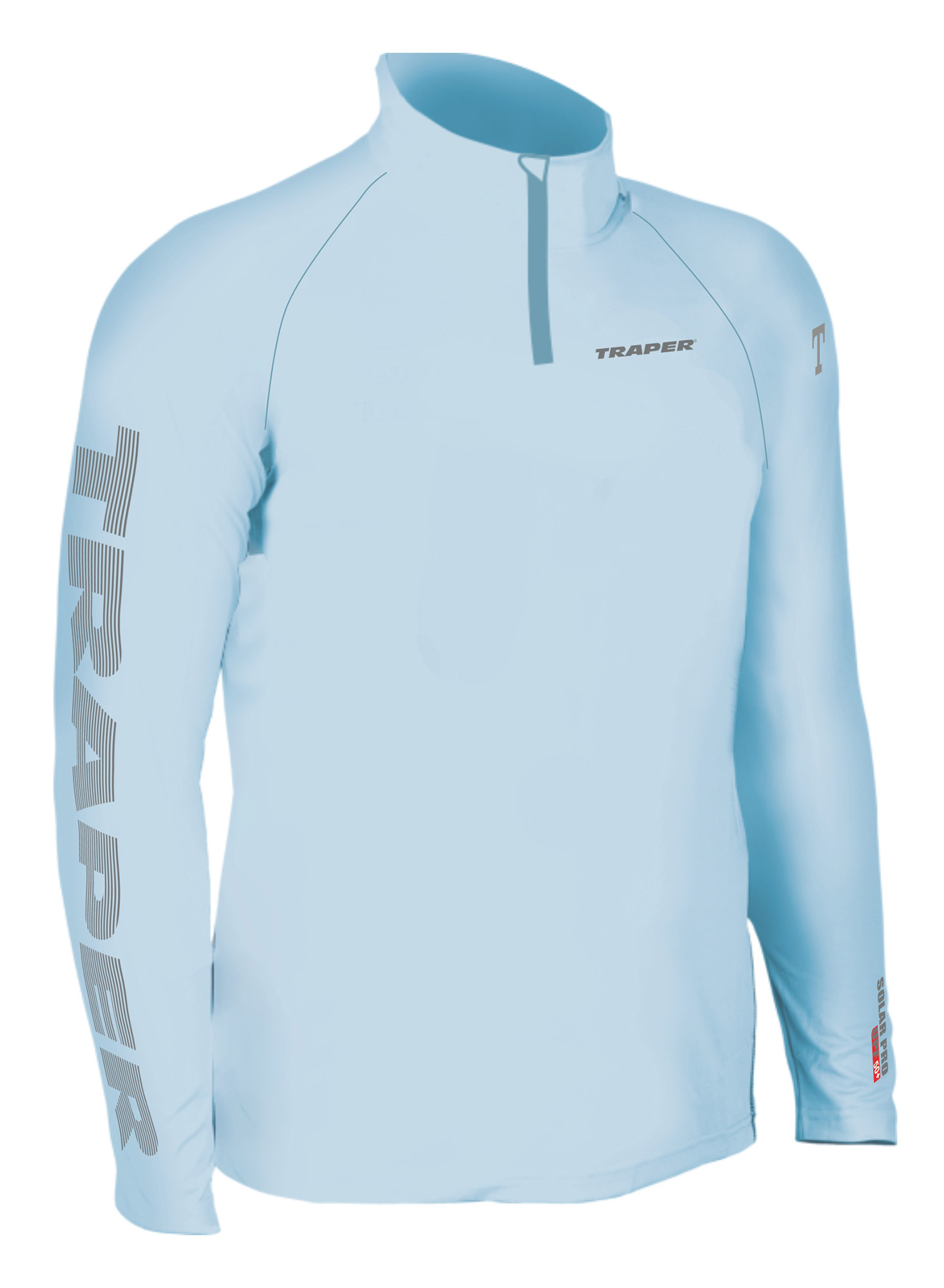Traper Solar Pro UPF 50+ Chemise de pêche bleu clair