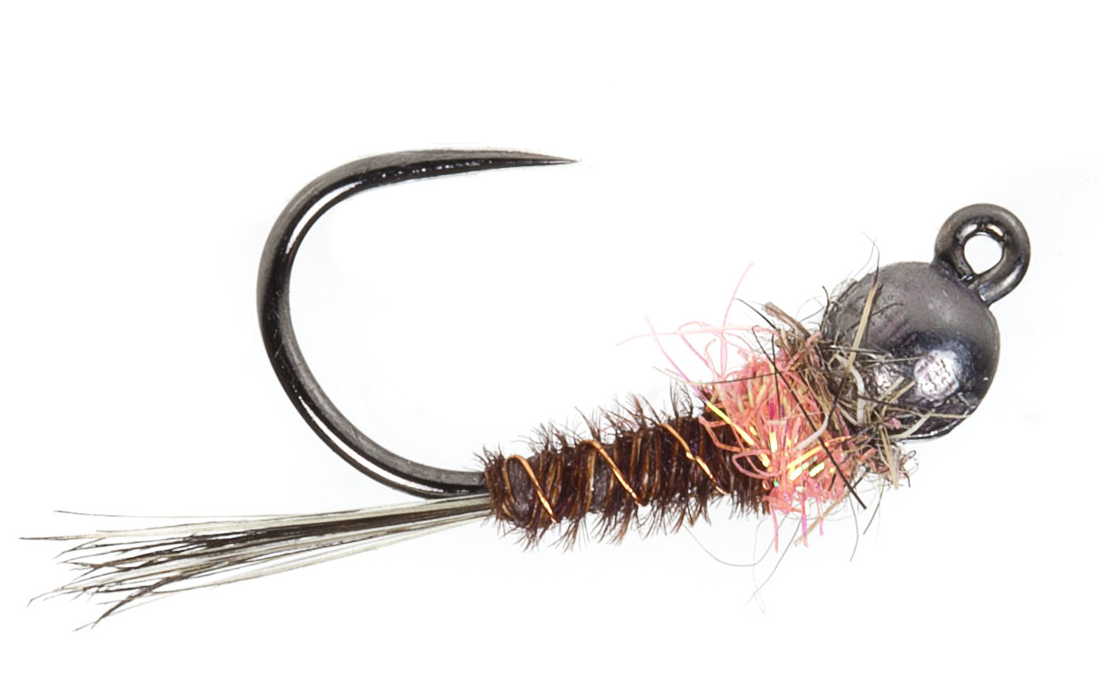 Nymphes Fulling Mill - Tungsten Pink Hot Spot Jig Barbless