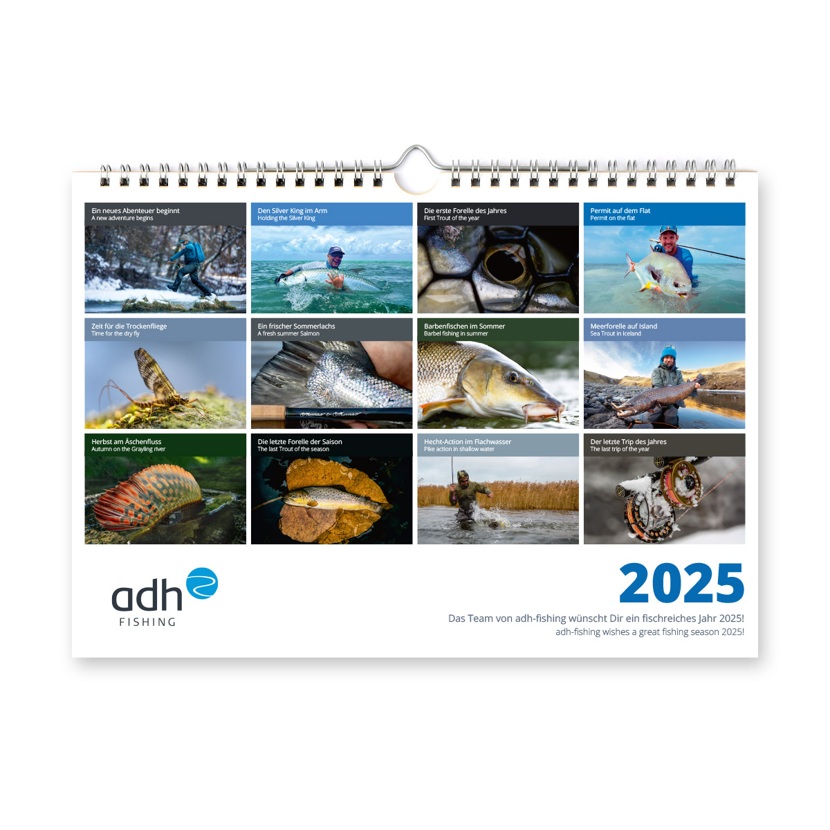 adh-fishing Calendrier mural 2025