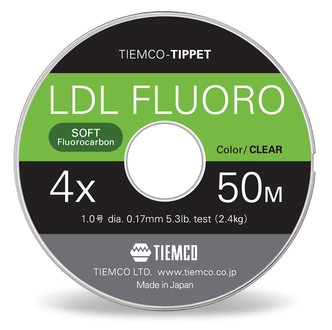 Bas de ligne Tiemco TMC LDL Soft Fluorocarbone tippet 50 m