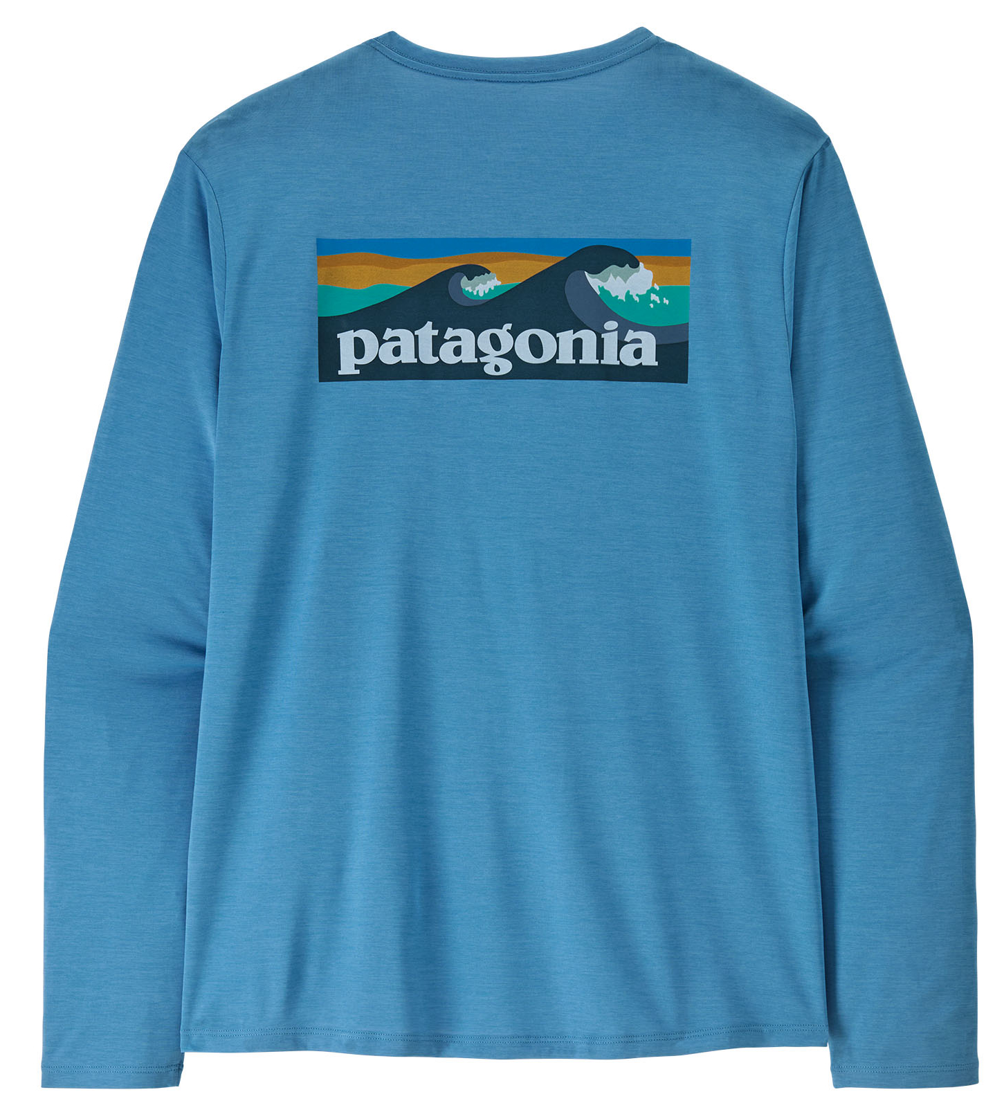 Patagonia T-shirt à manches longues Cap Cool Daily Shirt Boardshort Logo SHRX