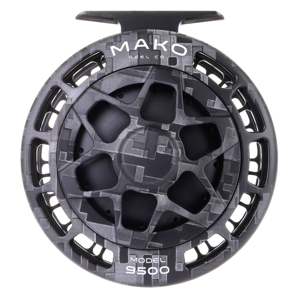 Mako Reel Co. moulinets de mouche matte digi camo gray