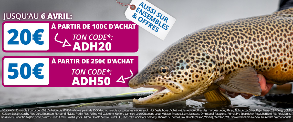 20€ ou 50€ de remise avec Code ADH20 ou ADH50