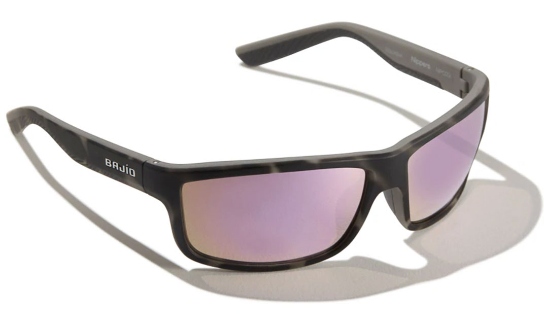 Bajio lunettes polarisantes Nippers - Squall Tort Matte (Rose Mirror Glass)