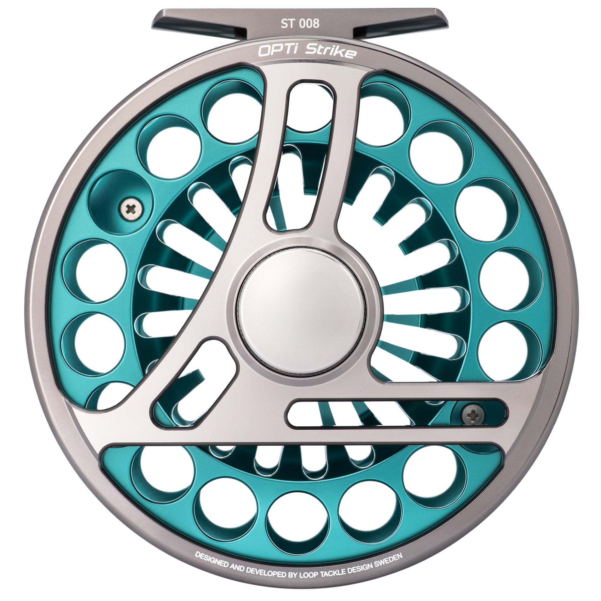 Loop OPTI Strike Limited Edition moulinets de mouche Aurora Turquoise