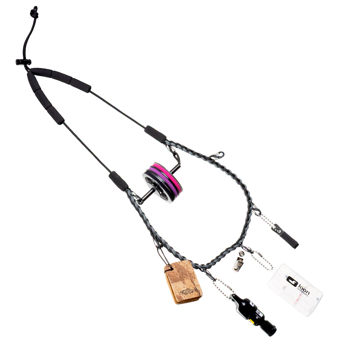 Loon Neckvest Lanyard Loaded 5 Bandoulière pour la pêche à la mouche
