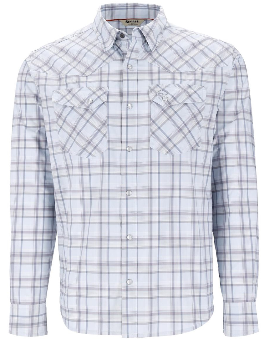 Simms Brackett Shirt Comfy Chemise Stretch Bimini Plaid
