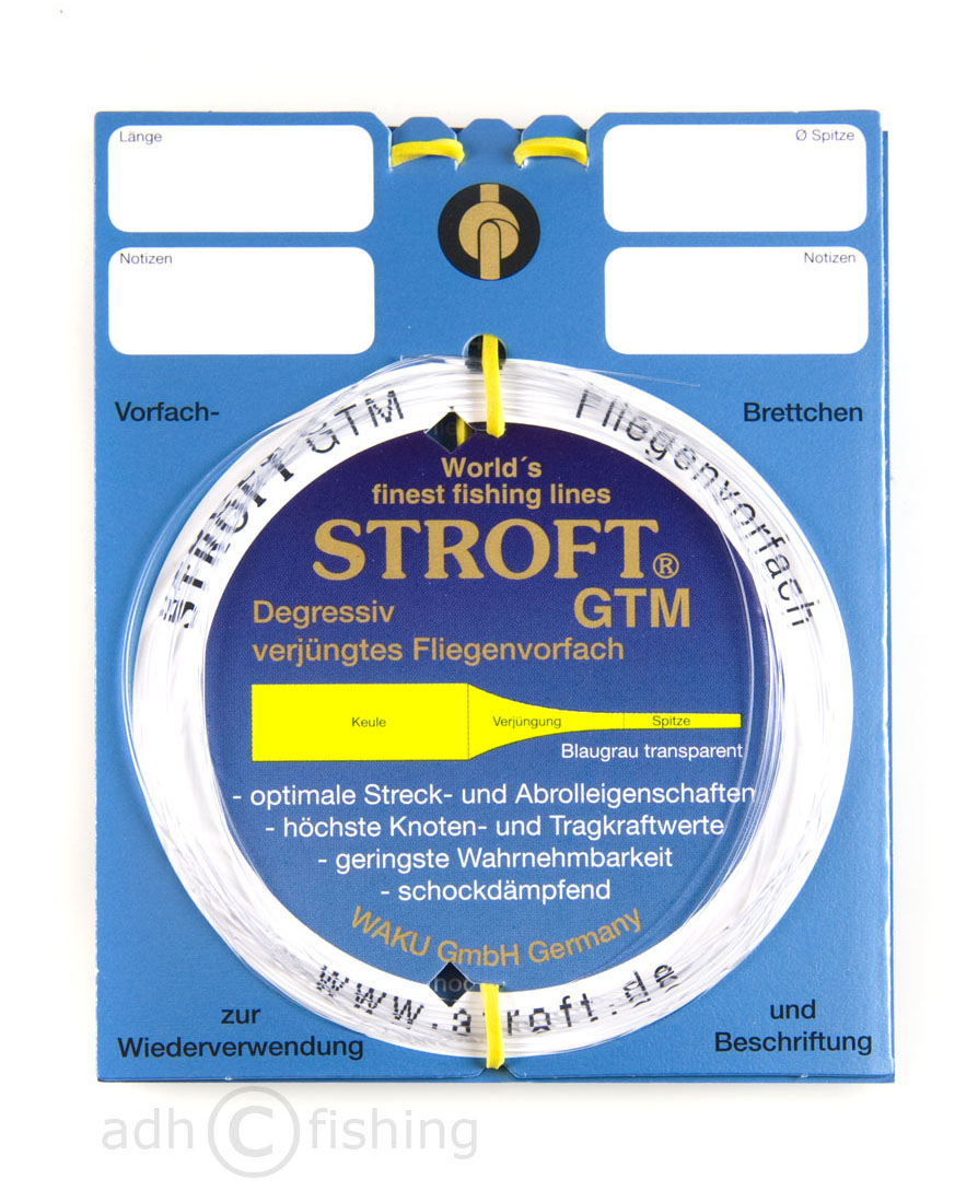 Stroft GTM bas de ligne tapered leader 7,5 ft, 9 ft, 12 ft et 15 ft