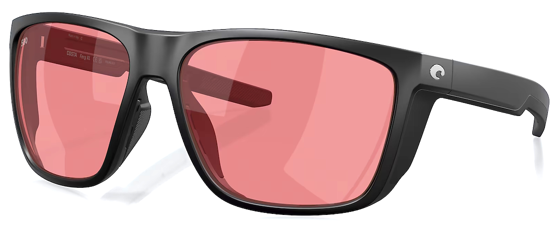 Costa Lunettes polarisantes Ferg XL Matte Black (Rose 580G)