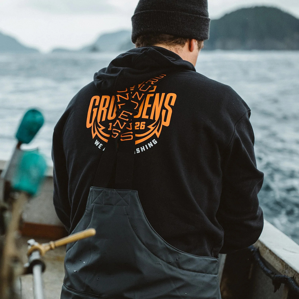 P-27612_Grundens_Displacement_DWR_Hoodie_Logo_Anchor_Black_Lifestyle_9