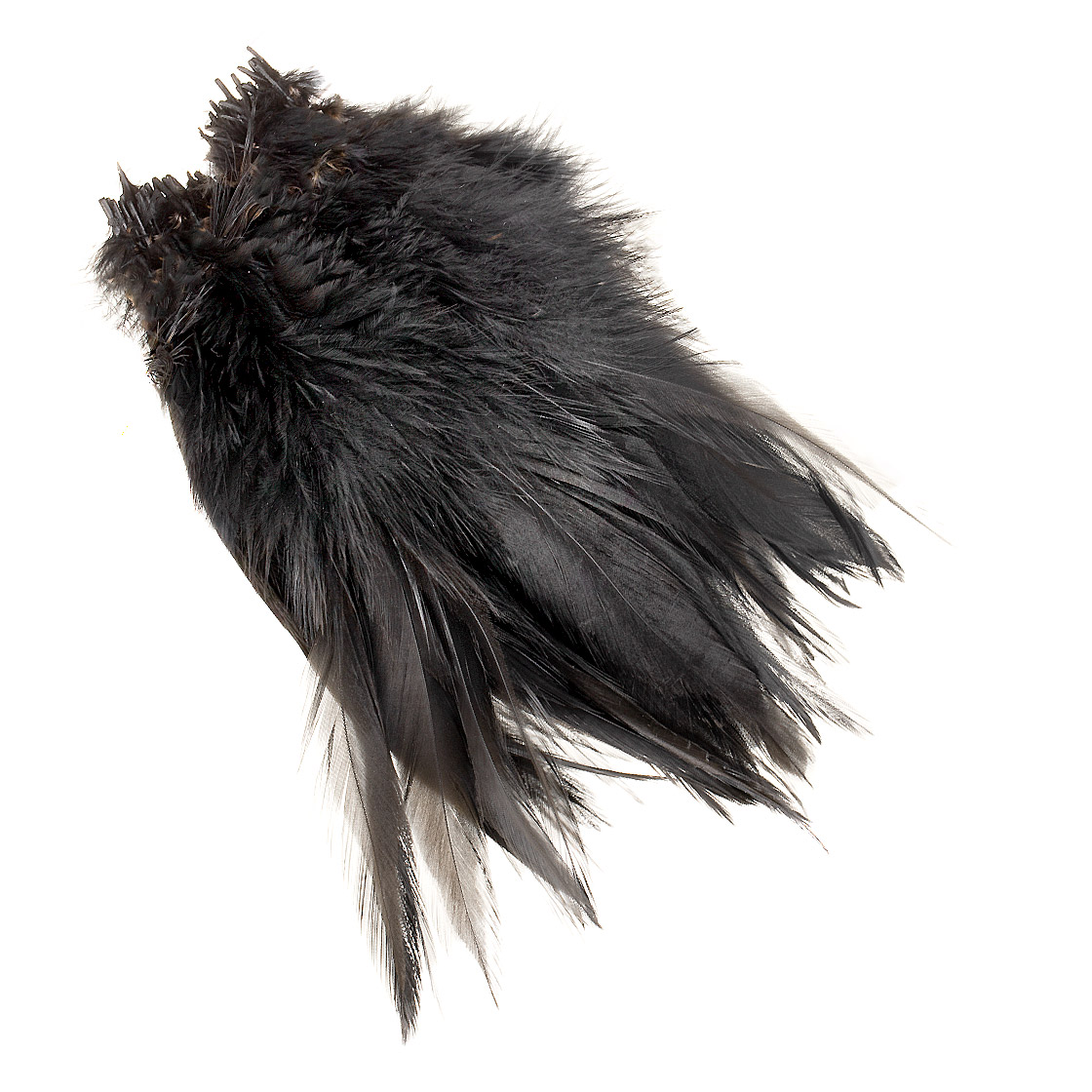 Hareline 6-7" Woolly Bugger Saddle Hackle noir