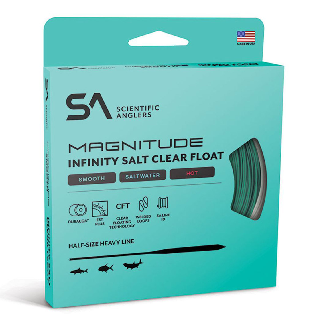 Scientific Anglers Magnitude Smooth Infinity Salt Full Clear ligne à mouche