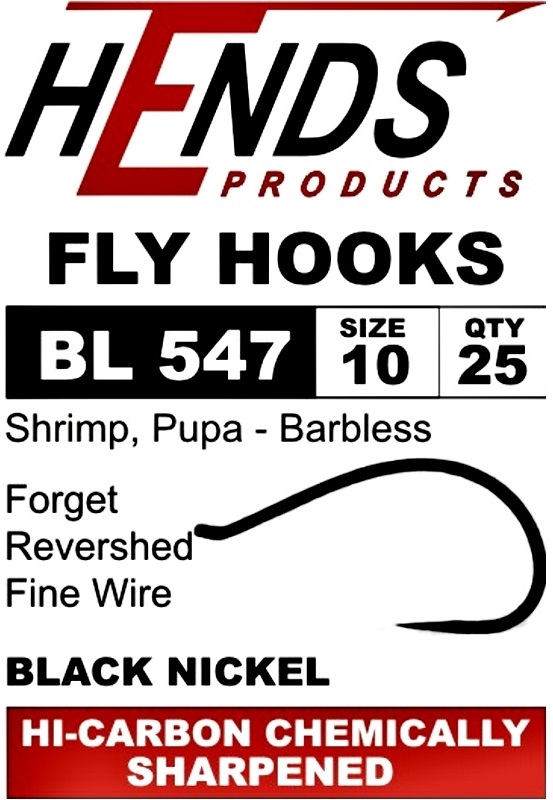 Hends BL 547 Hameçon Shrimp Pupa