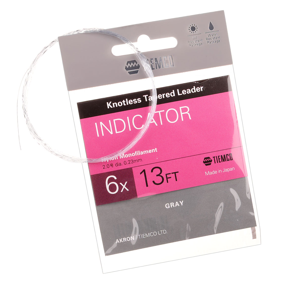 Tiemco TMC Indicator Tapered Leader Bas de ligne 13 ft