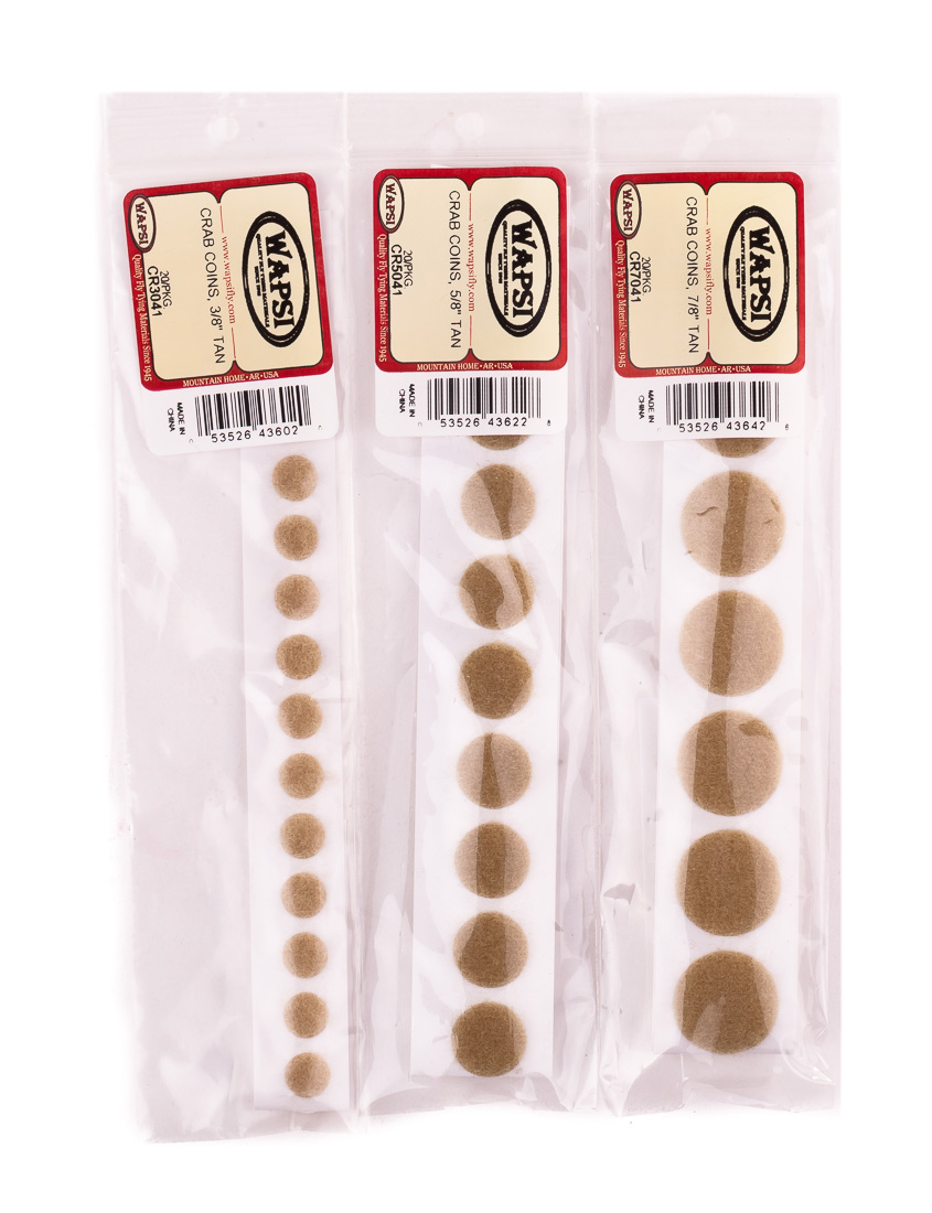 Wapsi Crab Coins - Carapaces de crabe