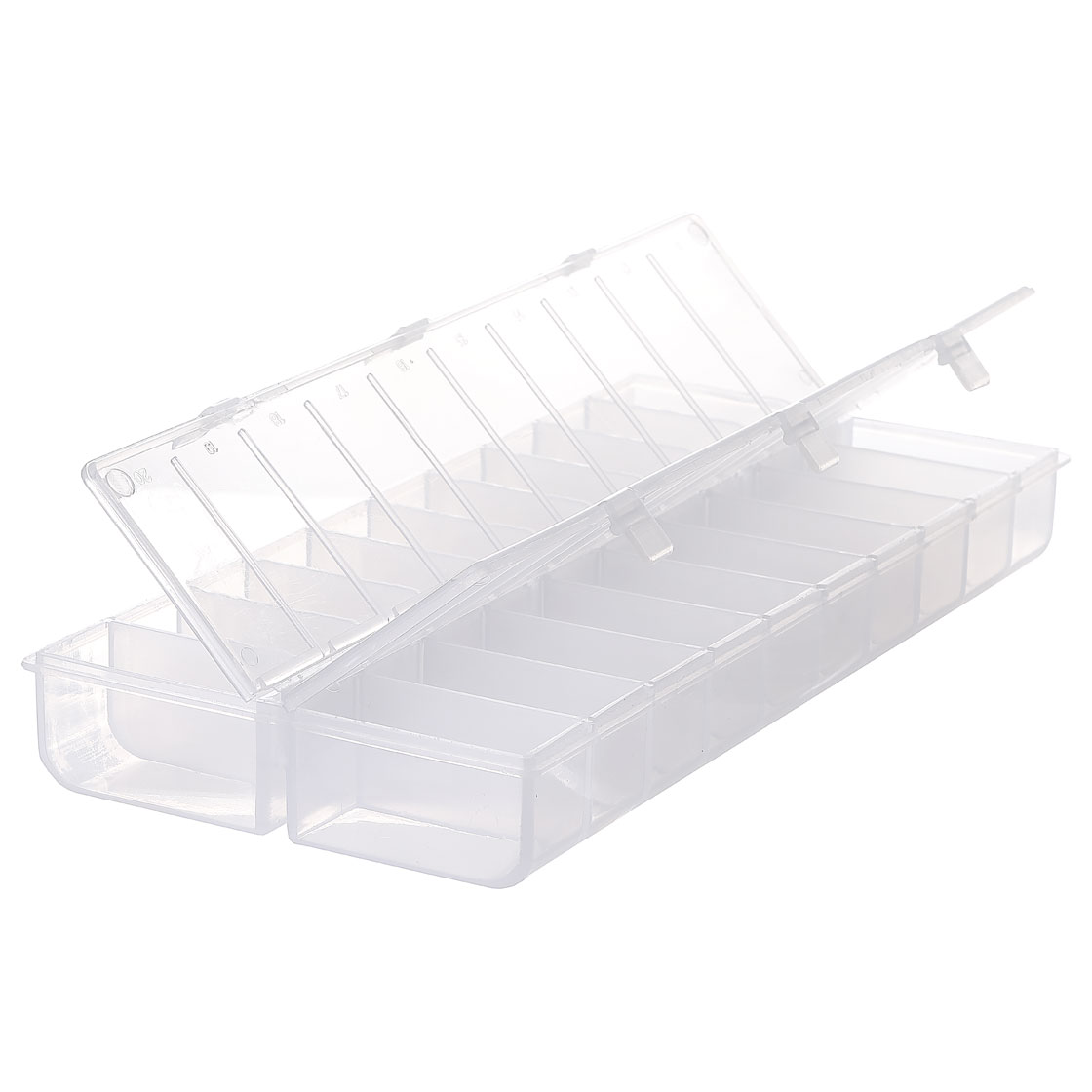Hareline 20 Compartment Ribbed Hook Box Boîte de rangement
