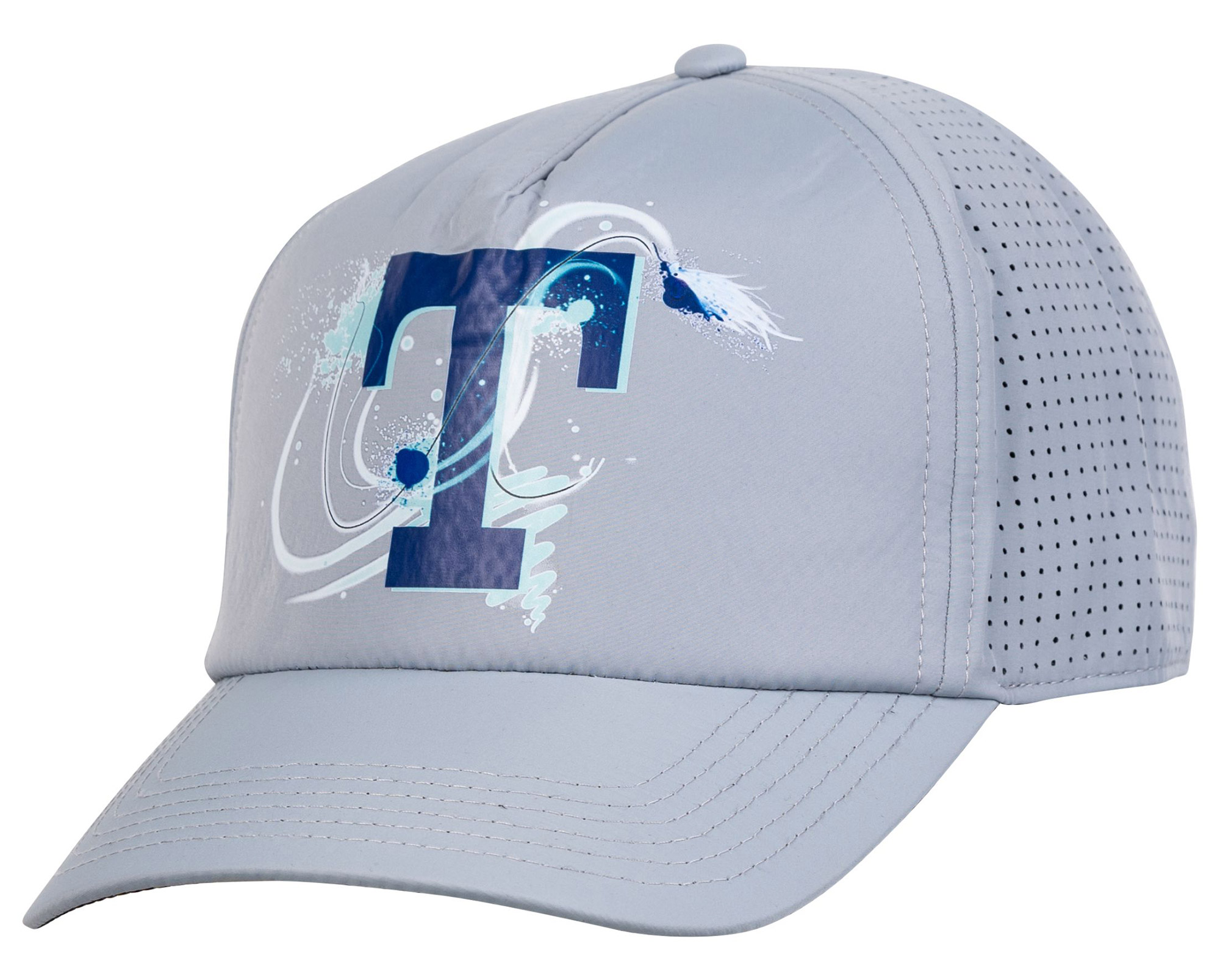 Traper Cap Solar Pro UPF 50+ Logo gris clair
