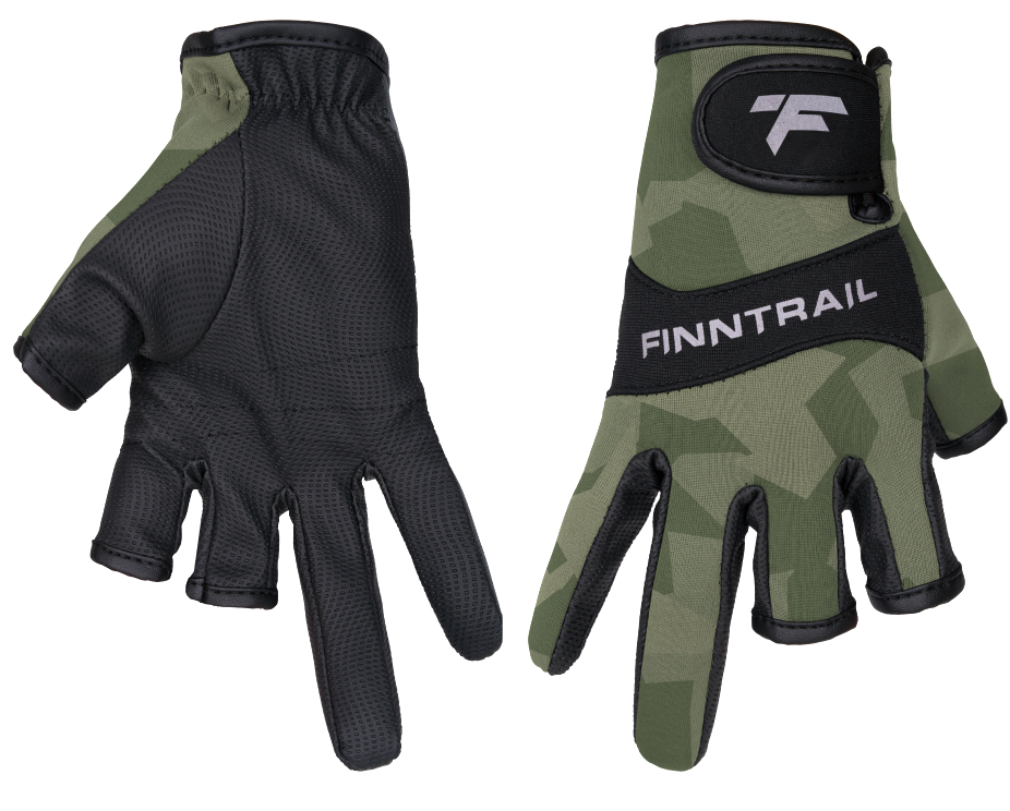 Finntrail Gloves Neosensor camo shadow green Gants en néoprène