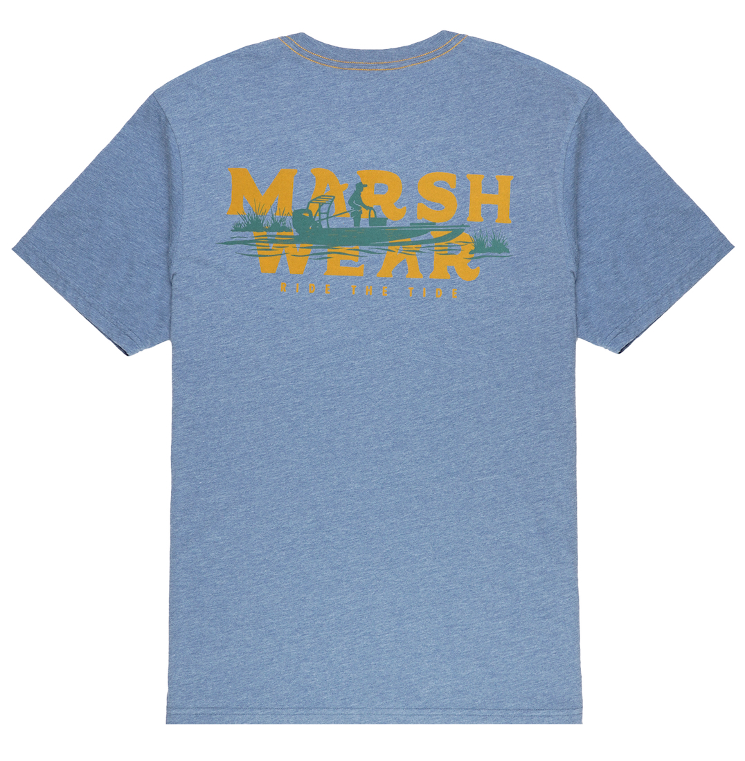 Marsh Wear T-Shirt Drifter Bluefin Heather