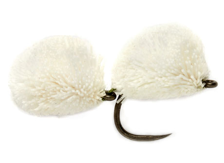 Mouche sèche Fulling Mill - Double Biscuit mouche à pain white