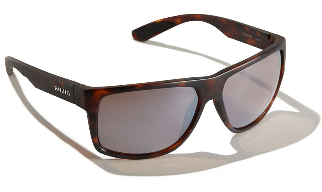 Bajio Lunettes polarisantes Boneville - Dark Tort Matte (Silver Mirror Glass)