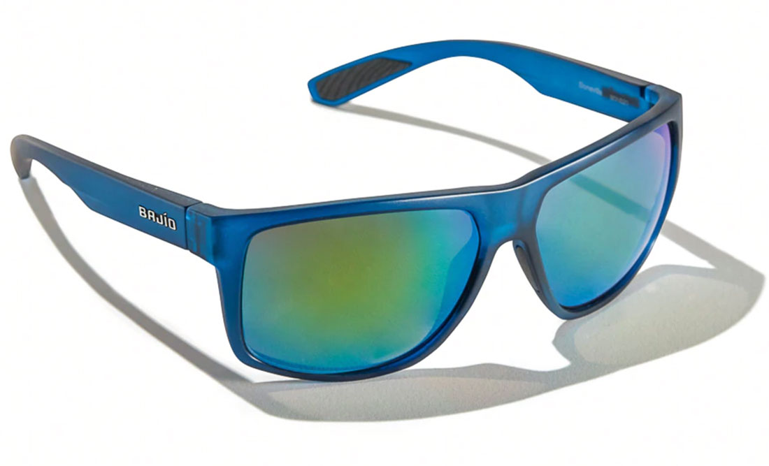 Bajio Lunettes polarisantes Boneville - Blue Vin Matte (Green Mirror PC)
