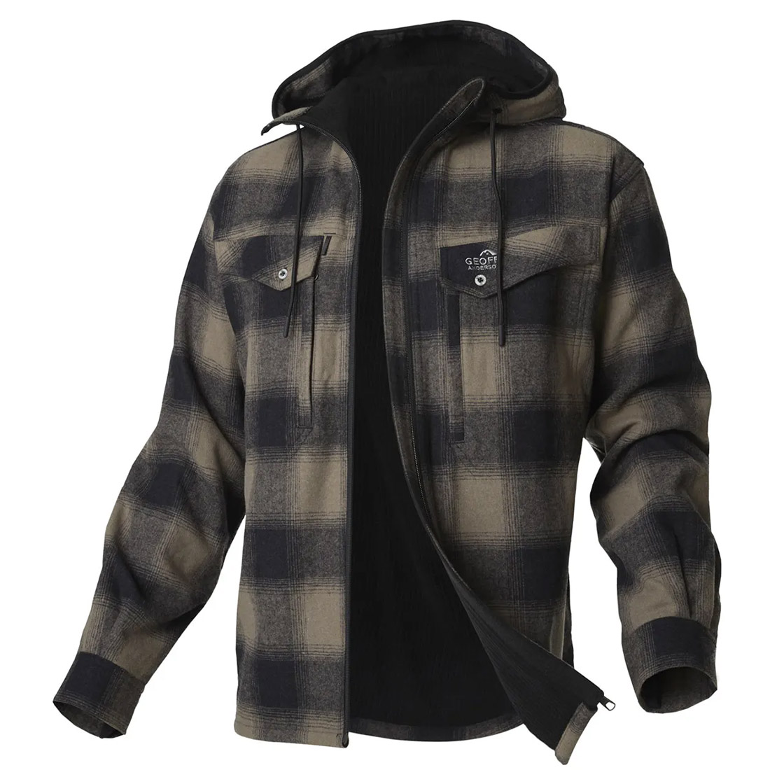 Geoff Anderson Ezmar2+ sweat capuche doublé green
