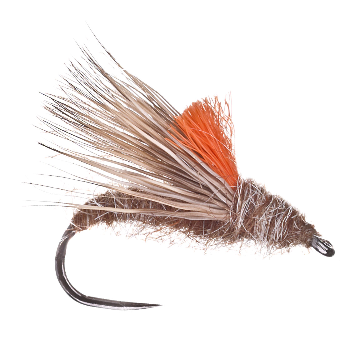 adh-fishing Mouche sèche Brown Grey Caddis on AHREX by Superflies