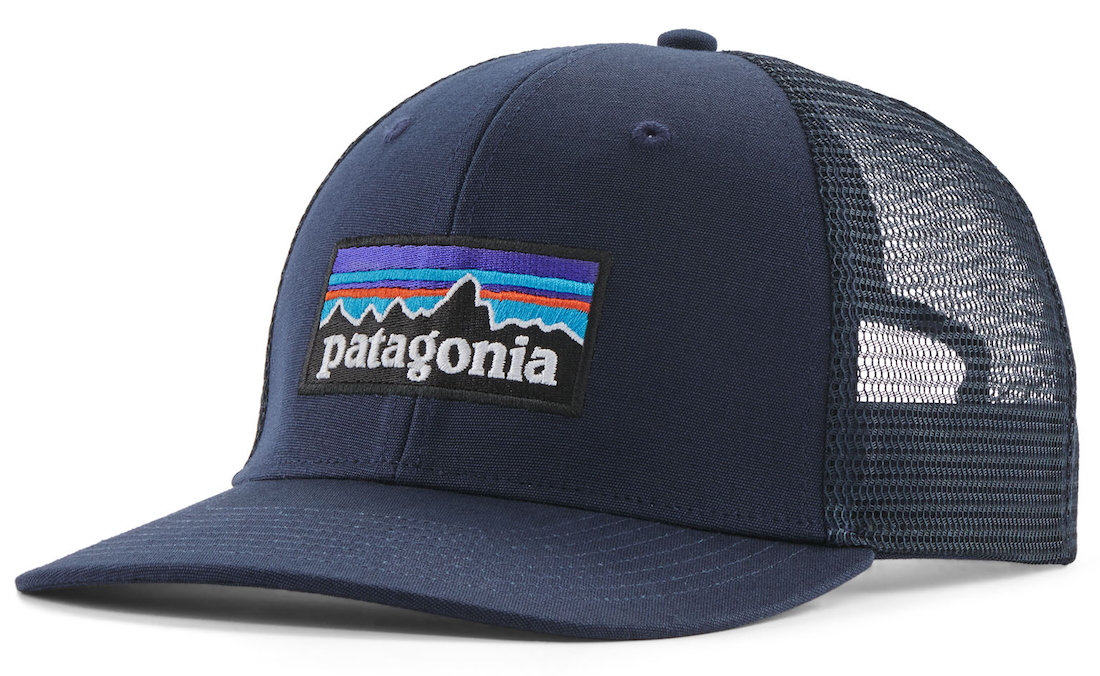 Patagonia P-6 Logo Trucker Hat Cap NENA - New Navy