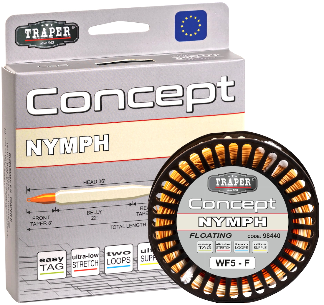 Traper Concept Nymph WF ligne à mouche flottante