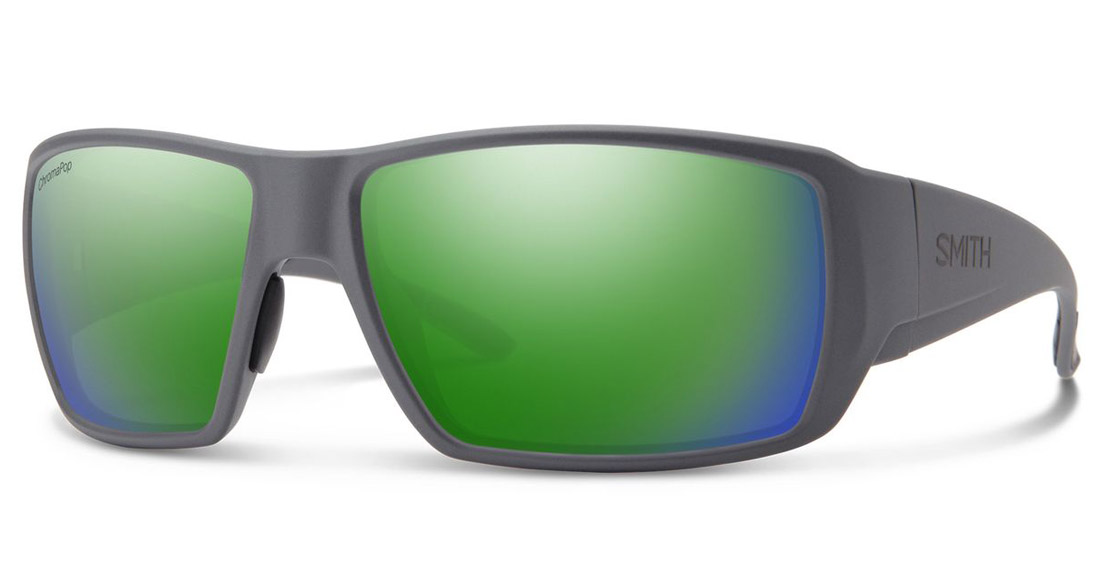 Smith Optics Lunettes polarisantes Guide's Choice XL CP - Matte Cement (Polar Green Mirror)