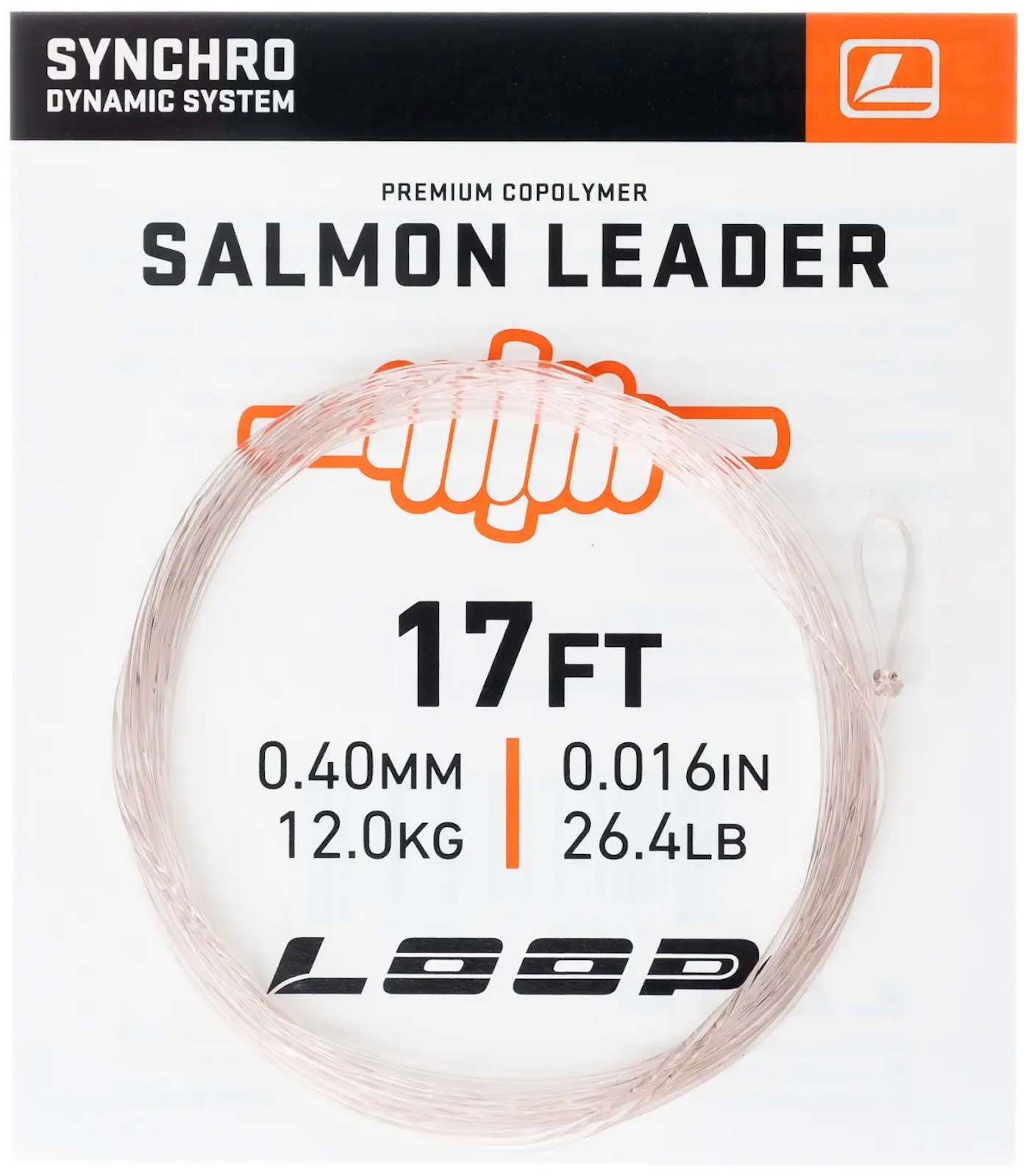 Loop Synchro Salmon Leader 17 ft - Bas de ligne 0,40 mm