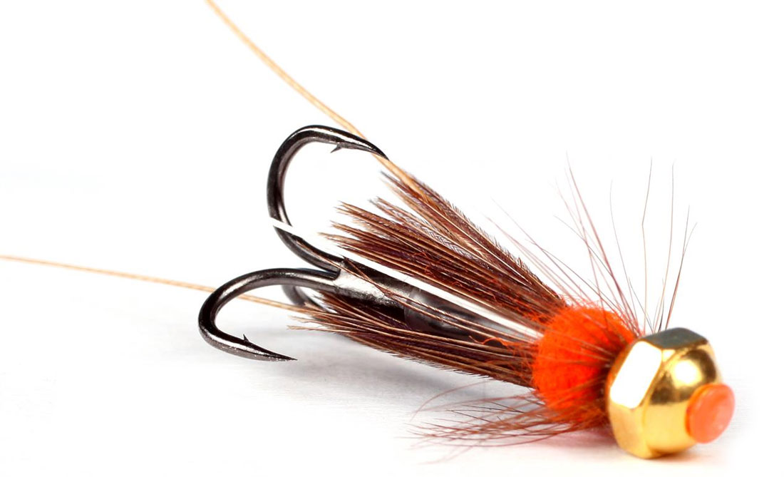 Guideline Mouche tubulaire - Frances Hexagon fire red