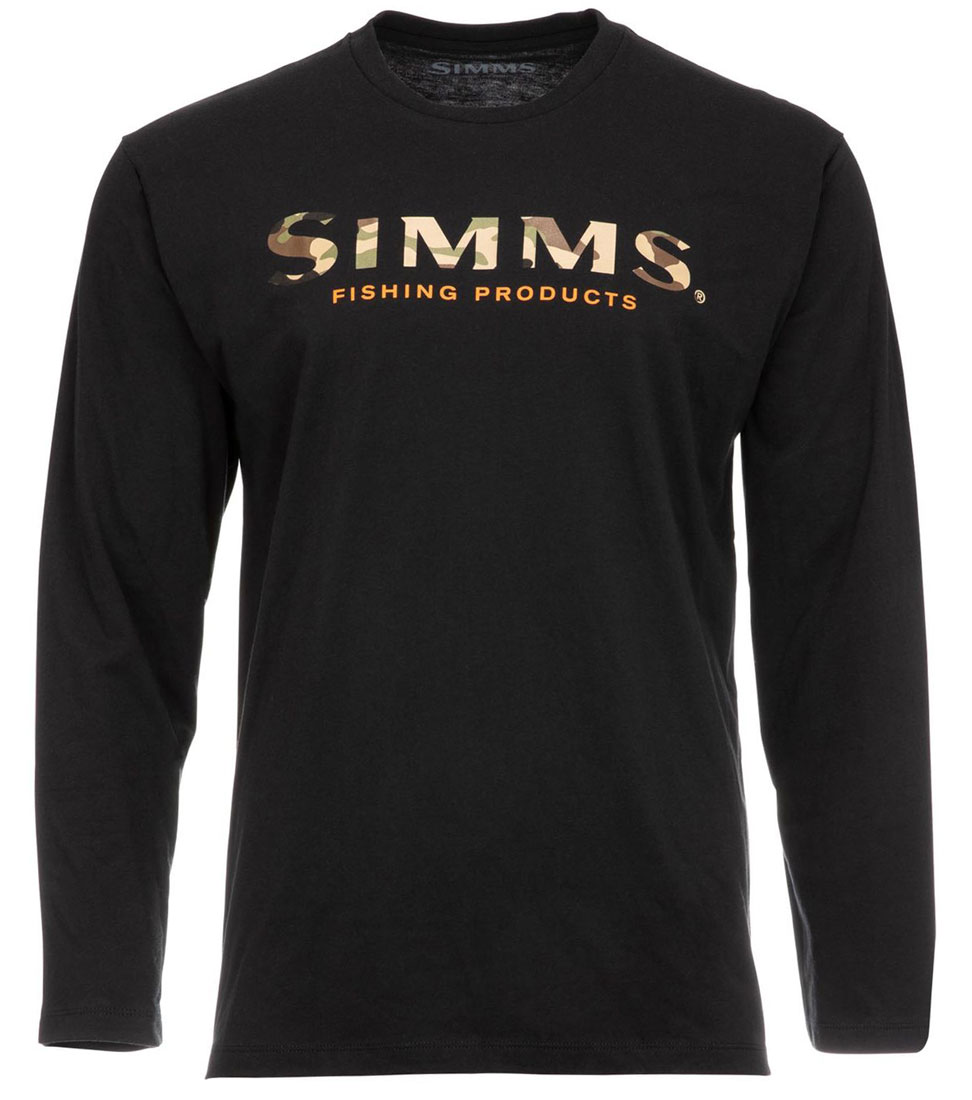 Simms Logo Shirt LS chemise à manches longues black