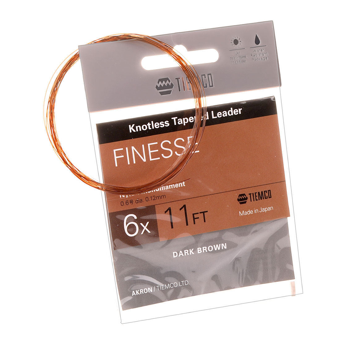 Tiemco Finesse Leader bas de ligne 11 ft