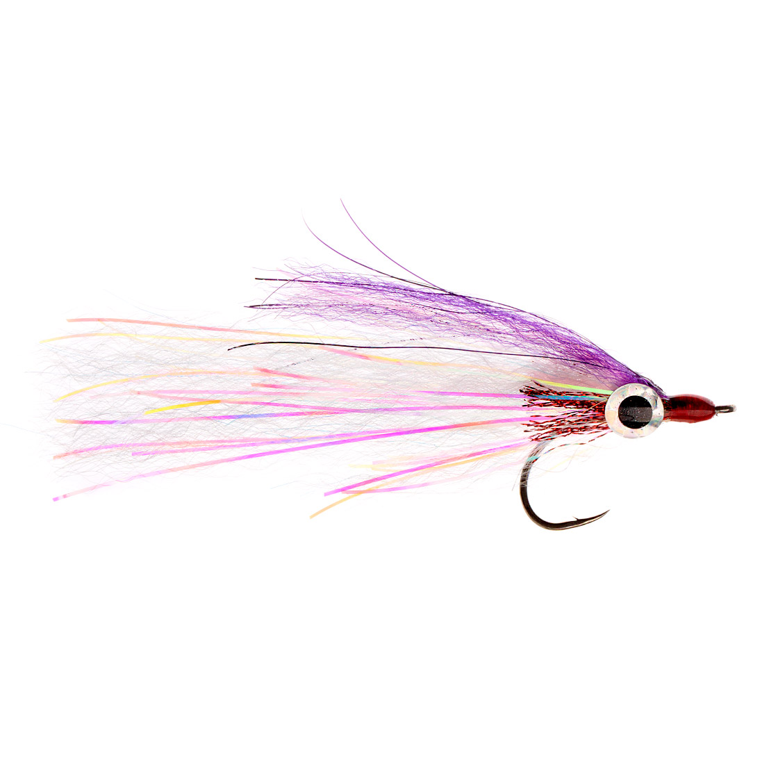 Fishient H2O Streamer - Flashy Profile Baitfish rose & blanc