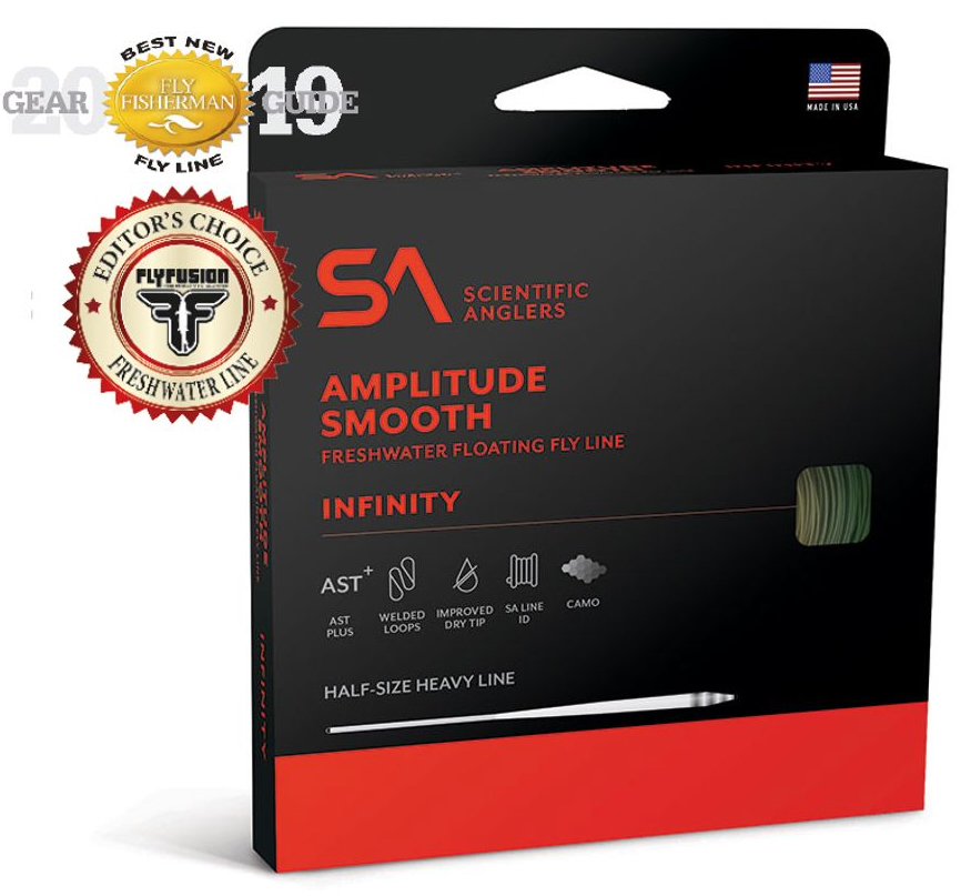 Scientific Anglers Amplitude Smooth Infinity ligne à mouche optic green/mist green/buckskin