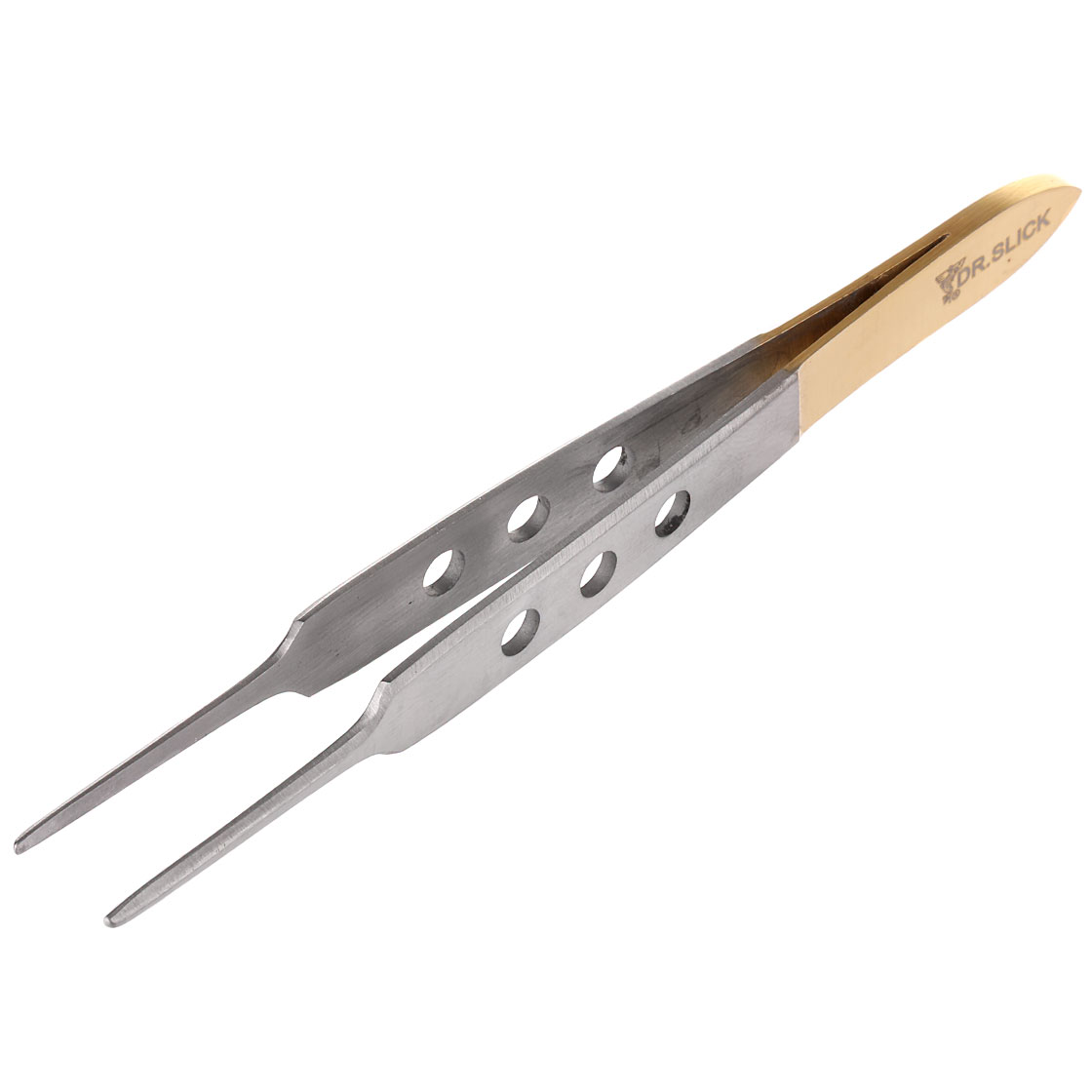Dr. Slick Bishop Tweezer Pince fine droite or & satin