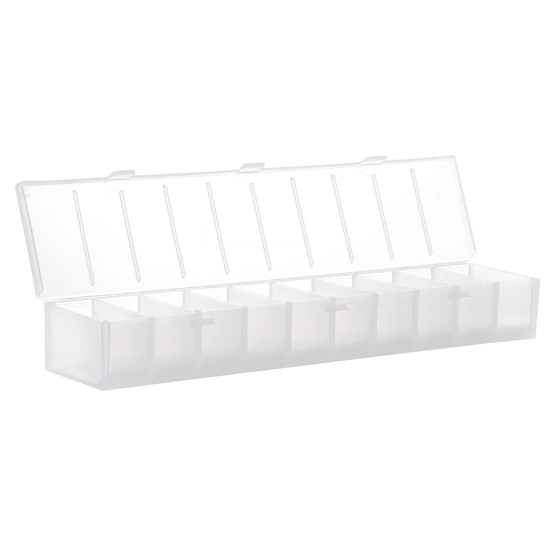Hareline 10 Compartment Ribbed Hook Box Boîte de rangement
