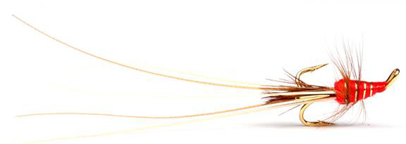 Guideline Mouche à saumon - Red Frances Golden Treble