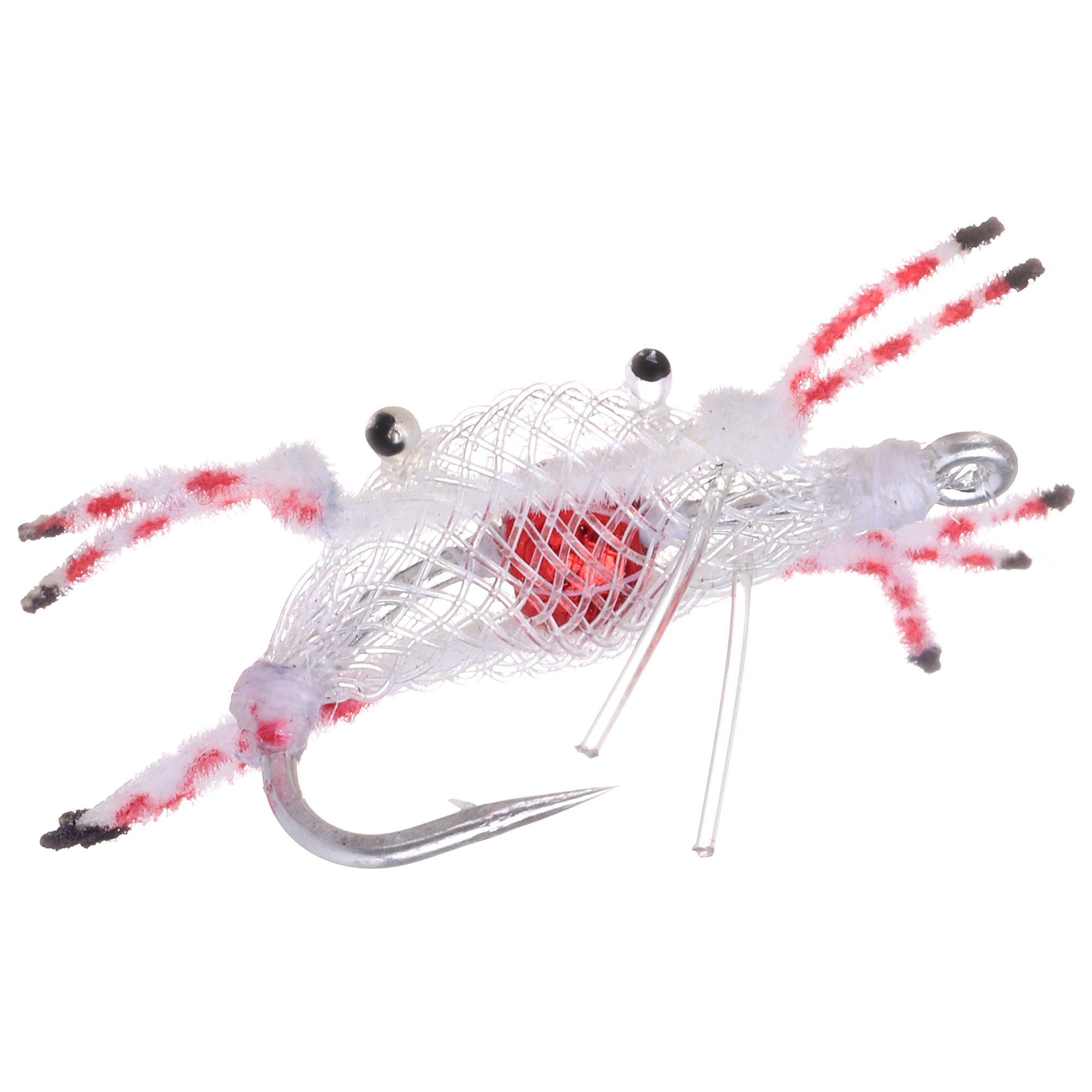 Superflies Alphlexo Crab Clear White Barred Leg Red Hotspot (crabe à pattes rouges)